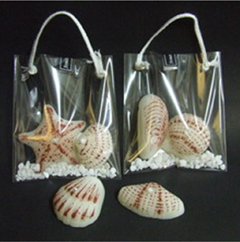 Coquillages bougie senteurs spa et bains