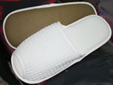 bathroom linen set for spas baths and bathroom - bath slippers with honeycomb waffle