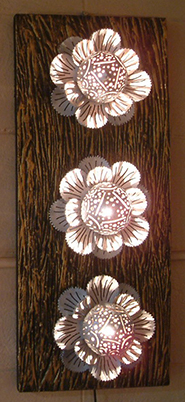 Sculpture lumineuse exotique design