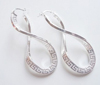 Model 925 sterling silver jewelry earrings