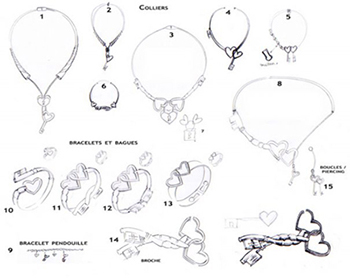Designs Jewelry craft silver 925