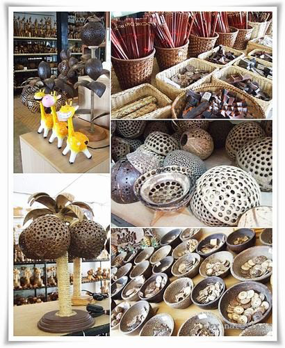 Handicraft coco decoration