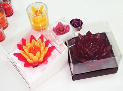 flower candle perfume
