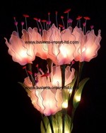 bouquet art floral fleur satin lumineuse - bouquet lumineux