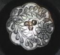 Lacquered Box with Hand Painted Patterns Silver