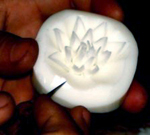 flower soap perfume carved by hand