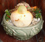 fountain moving stone home decor