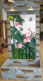 fontaine murale decoration