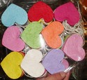 Decorative and colored Fairy garland light heart