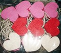 Decorative and colored Fairy garland light heart