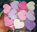 Decorative and colored Fairy garland light heart