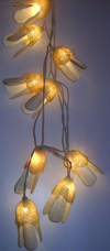 fancy string light handmade rattan wickerwork