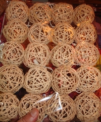 fancy string light handmade rattan wickerwork