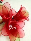 fairy and fancy string light Flower muslin nylon