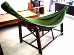 Hammock in coconut palm