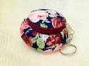 fancy purse fabric keychain