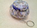 fancy purse fabric keychain