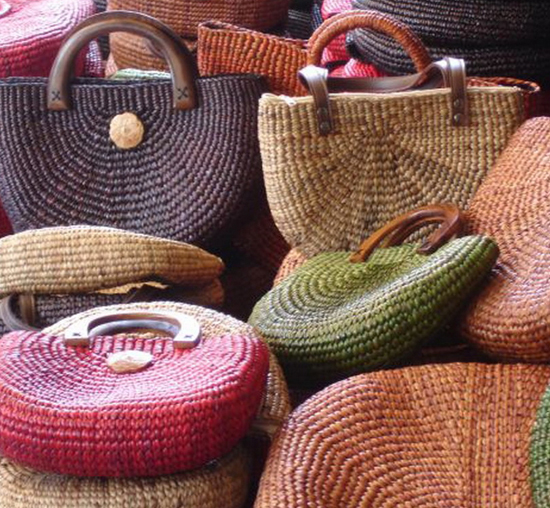 bag in water hyacinth for woman