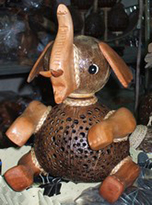 cartoon lamp carved coco