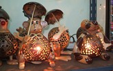 cartoon lamp carved coco