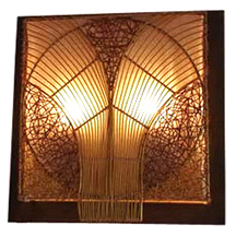 basketry wall Light decor