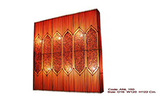 light sculpture wickerwork screen