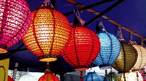 Chandelier Asian style