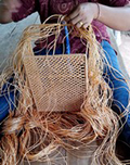 Basket hand-braided - Thailand