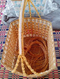 Basket hand-braided - Thailand