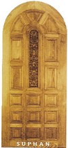 entry door exotic wood