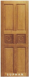 entry door exotic wood