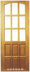 exotic wood patio doors