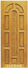porte d'entree bois massif