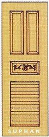 porte d'intérieur bois exotique