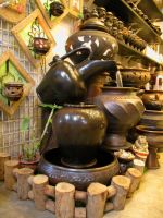 pottery fountain