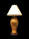 pottery craftsmen lamp