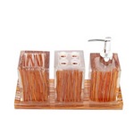 Bathroom set deco in Resin Encased for Home - bath - spa