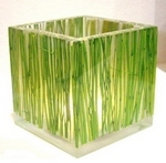 Candlestick deco in Resin Encased for Home - bath - spa