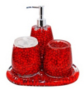 Bathroom set deco in Resin Encased for Home - bath - spa