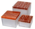 Accessoire en incusion sous résine pour toute la maison, bureau, salle de bain et spa assortiement boites deco résine pour la maison - bain - spa