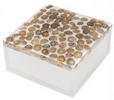 resin box with various inclusion for home - office - bath - spa