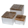 Accessoire en incusion sous résine pour toute la maison, bureau, salle de bain et spa assortiement boites deco résine pour la maison - bain - spa