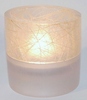 candle holder in resin inclusion for home - hotel - restaurant