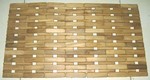 Carpet, rug made of wood chip for bathroom - Spa Wood carpet