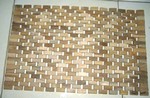 Carpet, rug made of wood chip for bathroom - Spa Wood carpet
