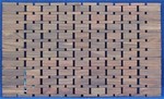Carpet, rug made of wood chip for bathroom - Spa Wood carpet