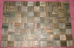 Carpet, rug made of wood chip for bathroom - Spa Wood carpet