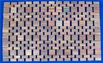 Carpet, rug made of wood chip for bathroom - Spa Wood carpet