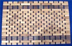 Carpet, rug made of wood chip for bathroom - Spa Wood carpet