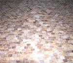 Carpet, rug made of wood chip for bathroom - Spa Wood carpet